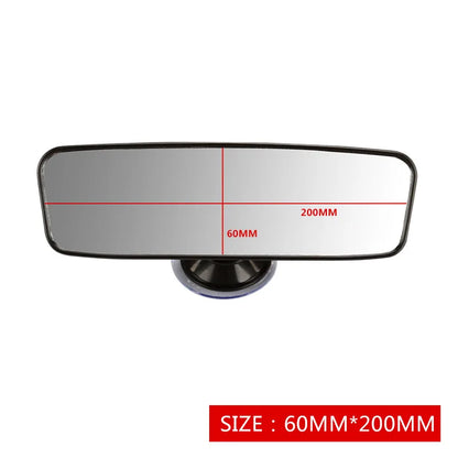 Adjustable Car Interior Rear View Mirror 360 Rotates Vehicle Car Rearview Mirror With Suction Cup Auto Car Interior Accessories