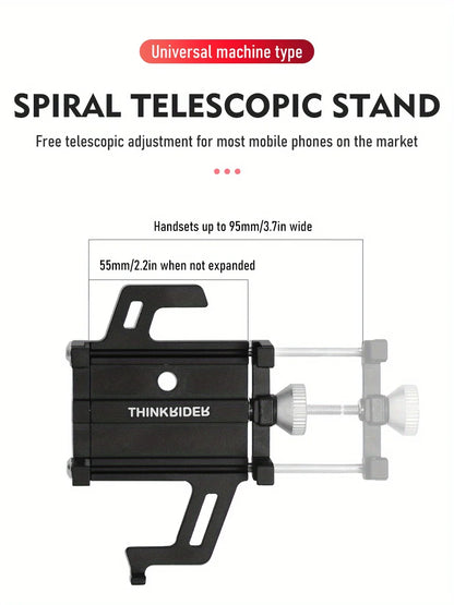 ThinkRider Bicycle Mobile Phone Rack Aluminum Mountain Road Car Navigation Takeout Rider Driving Special Support