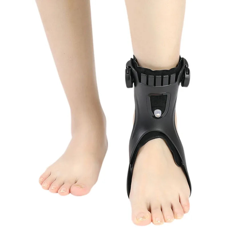 1PC AFO Drop Foot Brace Orthosis Ankle Support-With Comfortable Inflatable Airbag for Hemiplegia Stroke Shoes Walking