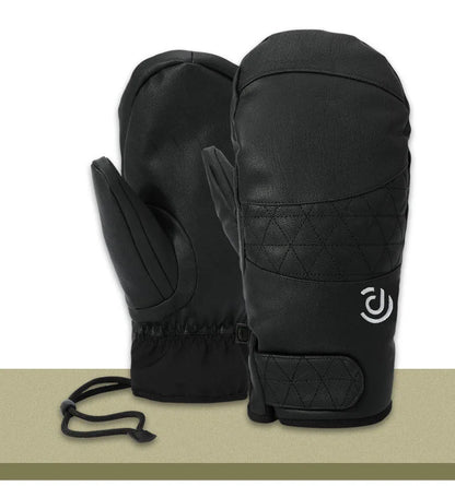 Ski Gloves Men's Waterproof and Cold-proof Plus Velvet Thickening Outdoor Cycling Warm Winter Cycling Gloves Men and Women