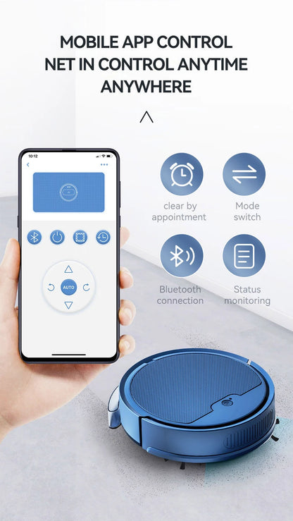 New  3 In 1 Sweeping and Vacuuming Wireless Vacuum Cleaner Smart Sweeping Robot Home Sweeper Sweeping Robots For Home