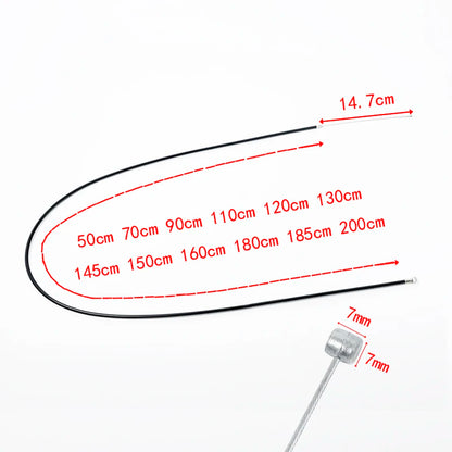 From 50cm to 200cm Brake Cable Length  for Electric Scooter  Mini Kids Minimoto Pocket Dirt  Bike Kart Buggy ATV QUAD Parts