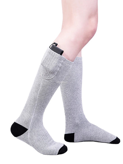 New Heated Socks for Men Women Rechargeable 6000mah Battery Electric Socks Winter Foot Warmer Outdoor Skiing Hunting Fishing