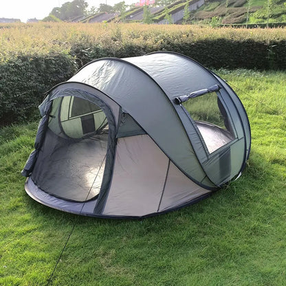 5-8 People Quickly Open Fully Automatic Pop-up Tent, Waterproof Camping Boat Tent, Portable Outdoor Tent For Travel