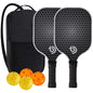 Pickleball Paddles Set-Graphite Glass Fiber Usapa Approved Lightweight Racquets Set Indoor and Outdoor Exercise For All Ages