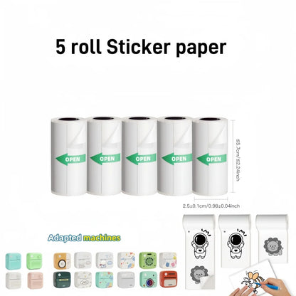 DOLEWA D8 Portable Mini Printers Wireless Bluetooth Inkless Sticker Maker Printer Tag Price Machine for Office School Kitchen