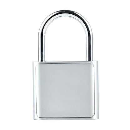 1PC Electronic Semiconductor Fingerprint Lock Smart Door Lock Rechargeable Security Padlock for Dormitory Home