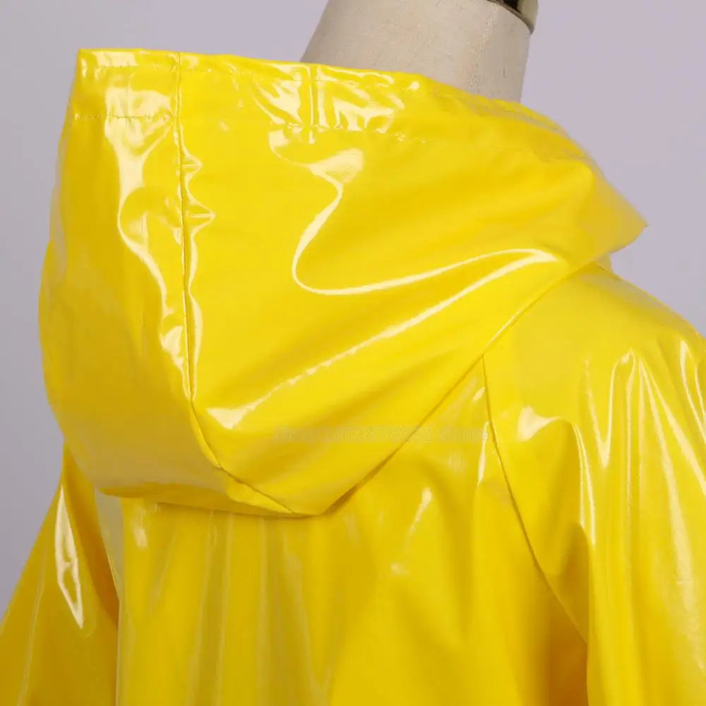 Horror Fairytale Movies Coraline Cosplay Costume Wig Size Halloween Party Scary Yellow Coat Secret Door Adult Kid Roleplay Suit
