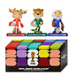 FIFA Official Licensed 2026 World Cup Mascot 3-Piece Collectible Set, Fan Memorabilia - Maple & Zayu & Clutch /9cm/3.54inch 9DZB