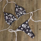 Women Swimwear Skull Printed Swimsuit Biquini Feminino Para Praia 2024 Bikini Set Beach Two Piece Swimwear New Padded Swimsuit