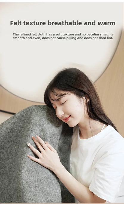 160*80cm 10W DC Heated Mat Plush Electric Blanket Single Mattress USB Type-C Interface Portable Washable Office Bedroom Outdoor