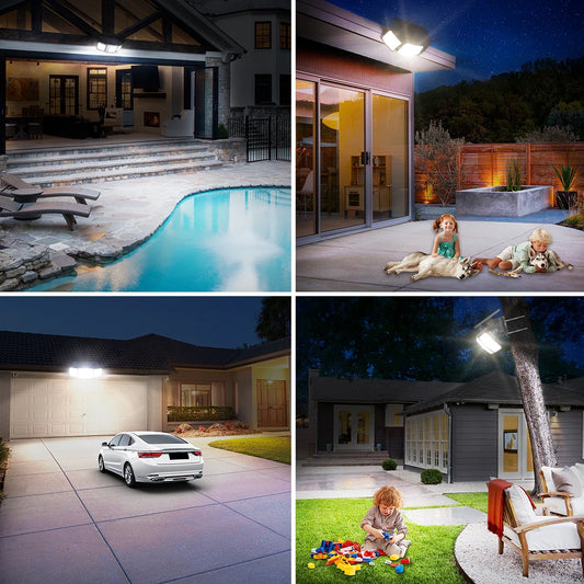 1200LM High Power LED Solar Light Motion Sensor Super Bright Solar Lamps Waterproof External Decoration Outdoor Garden Lantern