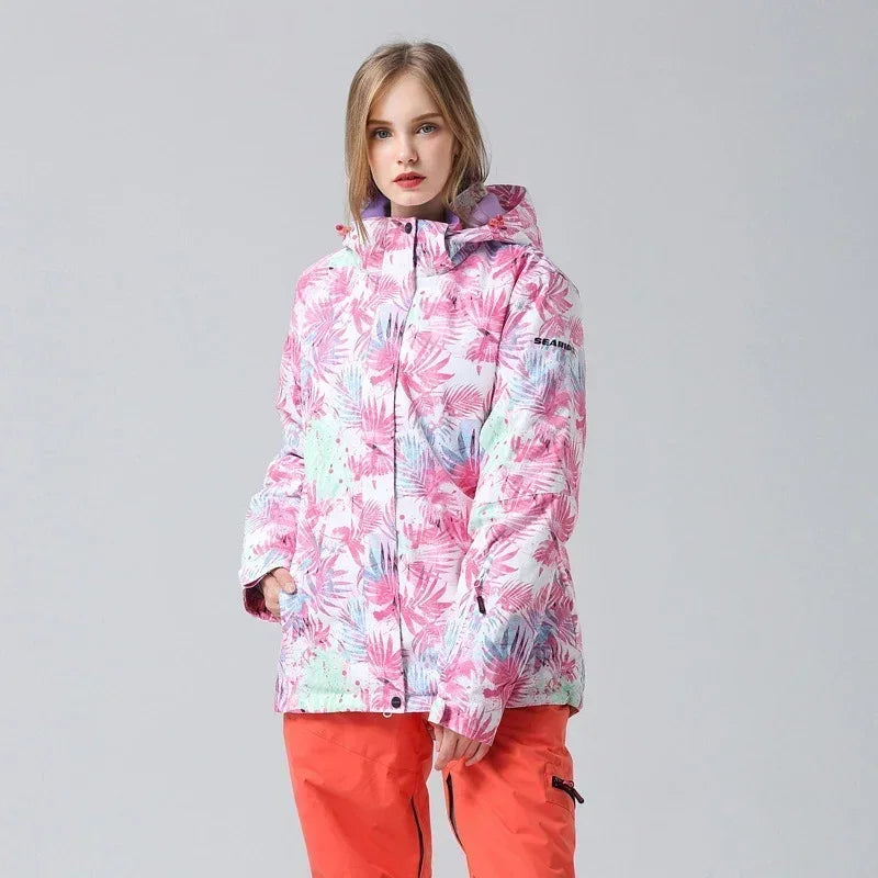2025 Hooded Skiing Jackets Warm Women Outdoor Sports Mountain Woman Snowboard Coats Heated Motorcycle Female Snowmobile Clothes