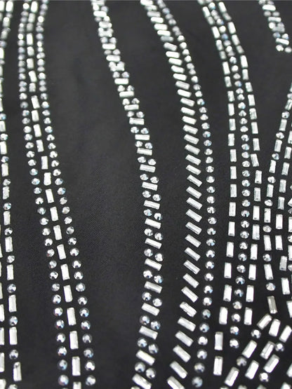 HBLL Women Dresses for Special Occasions Sexy Rhinestone Cocktail Floor Length Long Maxi Dress Evening Party Birthday Dresses