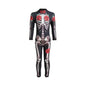 Girls Rose Skeleton Costume Ghost Bride Jumpsuit Halloween Printed Skeleton Dress Up Costume Ladies Scary Cosplay Costume