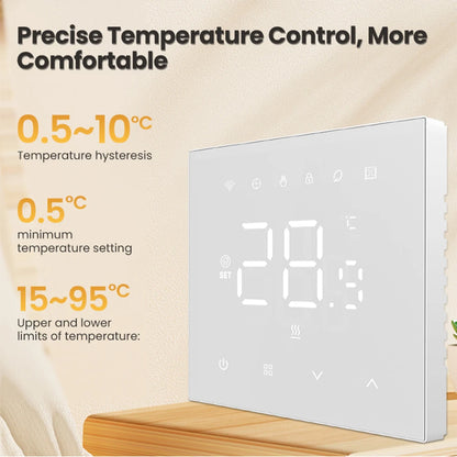 AVATTO Tuya Matter Smart Thermostat WiFi WaterGas Electric Floor Heating Temperature Controller For Alexa Google Apple Smartthin