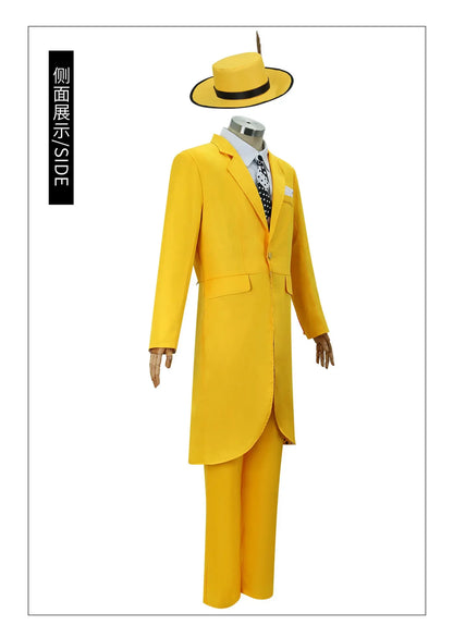 Scary Suit Manmano Disguised Geeky Costume JimCarry Mask Man Modern Saint Jim Carrey Costume Halloween Costumes Adult Children
