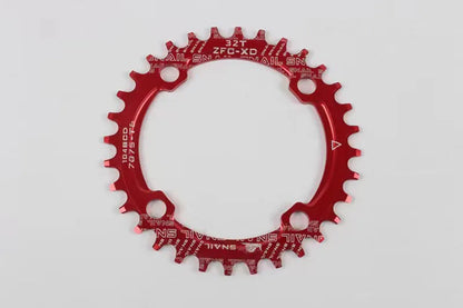 MEROCA Bicycle Crank Chainwheel 104BCD Bike Crankset Aluminum Alloy with Bottom Square Hole 170mm Crank 32/34/36/38/40/42T Plate