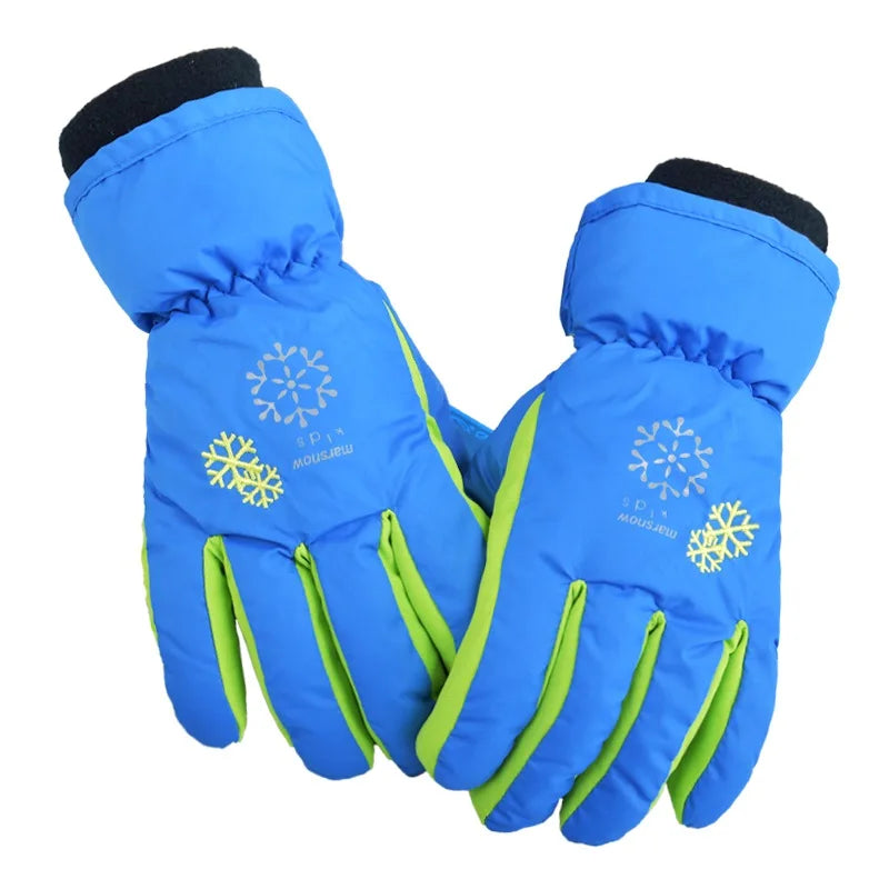 Outdoor Sport  Skiing Gloves Windproof Men Women Kids Winter Warm Ski Gloves Mittens Waterproof Skiing Breathable Air S/M/L/XL