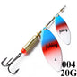 FISH KING Fishing Spinner Blade Metal Lure Double Spinnerbait Hard Artificial Lure Jig Items 115mm 20g