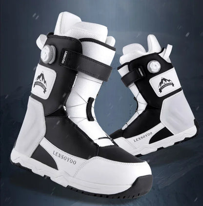 Adult Winter Ski Shoe 2025 New Women Outdoor Sports Snowboarding Boots Men Warm Breathable Waterproof Cold Resistant Snow Shoes