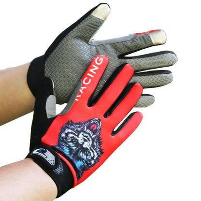 Fitness Long Fingered Unisex Mountain Bike Gloves Riding Mtb Cycling Gloves Motocross Gloves Bike Gloves Motorcycle Gloves