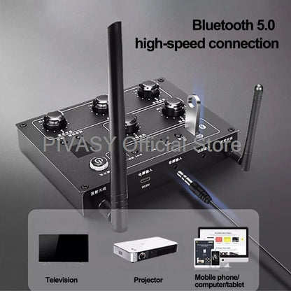 50W 8.5 Inch Bluetooth Speaker Audience High Power Speaker Amplifier Smart Sound Box High Fidelity Home Cinema for TV PC Desktop