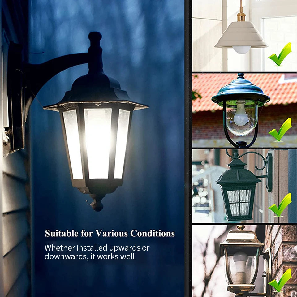 2pc LED Sensor Radar Light Bulb 6W 9W 12W 15W 18W 20W Smart LED Lamp E27 220V Motion Sensor Auto OFF/ON Cold Warm white for home