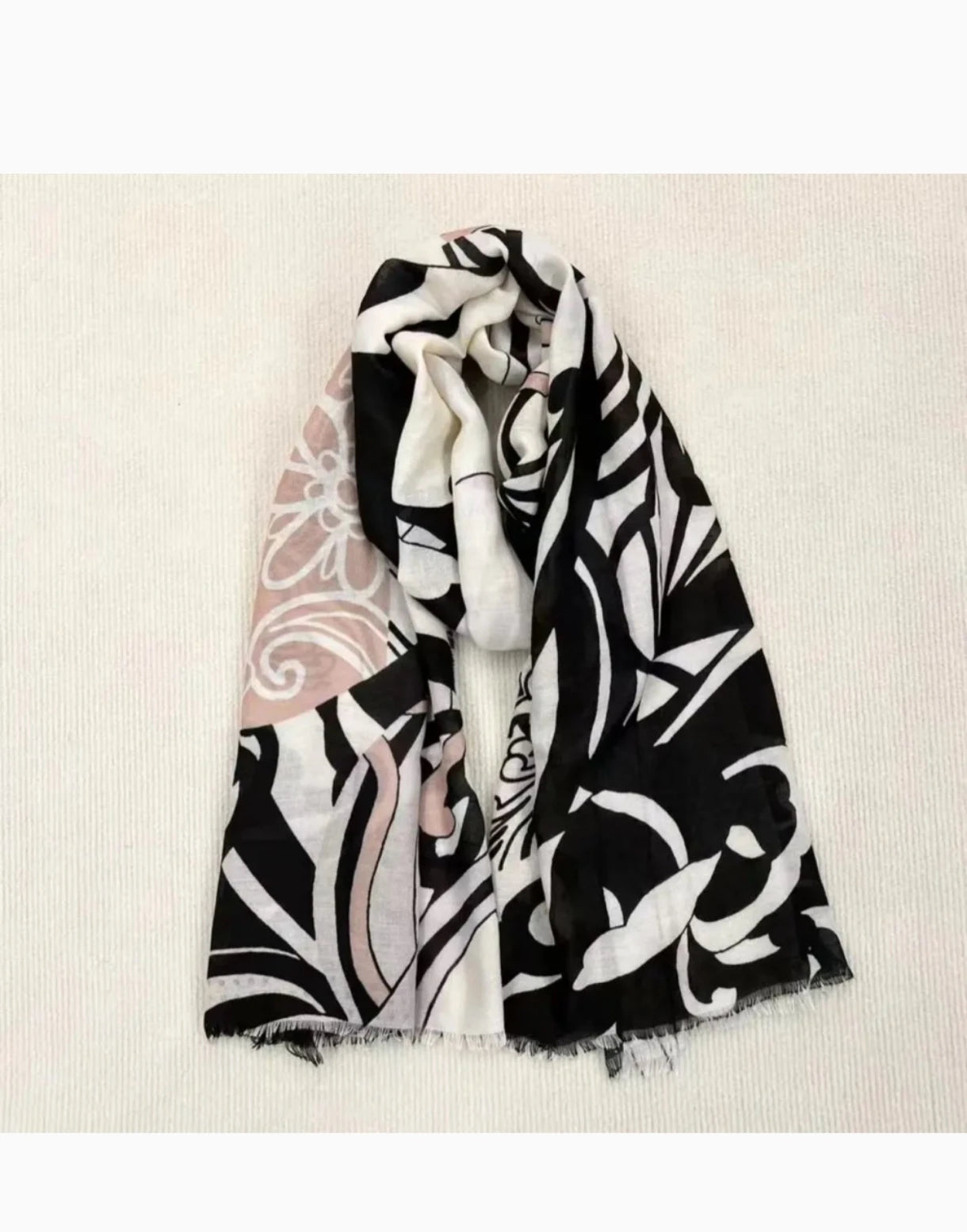 Foreign trade original single Italian autumn and winter new fashion brand printed light luxury shawl scarf