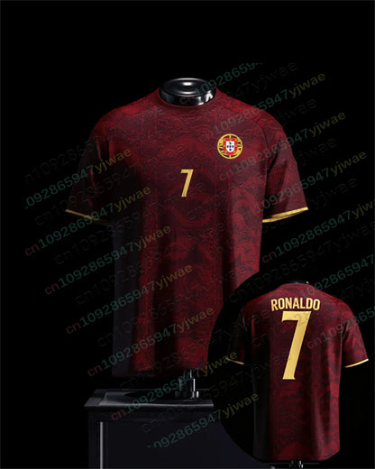 2026 Ronaldo Fan Edition Football jersey Lightweight Breathable Sportswear Top Outdoor Training Tee Summer Men's T-shirt