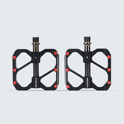 MEROCA Bicycle Pedal 3 Bearing Non-Slip Mtb Pedals Sealed Three Bearing Aluminum Alloy Mountain Bike Pedal Cycling Accessories