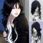 Synthetic Short Lolita Cosplay Christmas Halloween Bob Brown Blonde LM Wig With Long Curly Ponytail Natural Fake Hair for Women