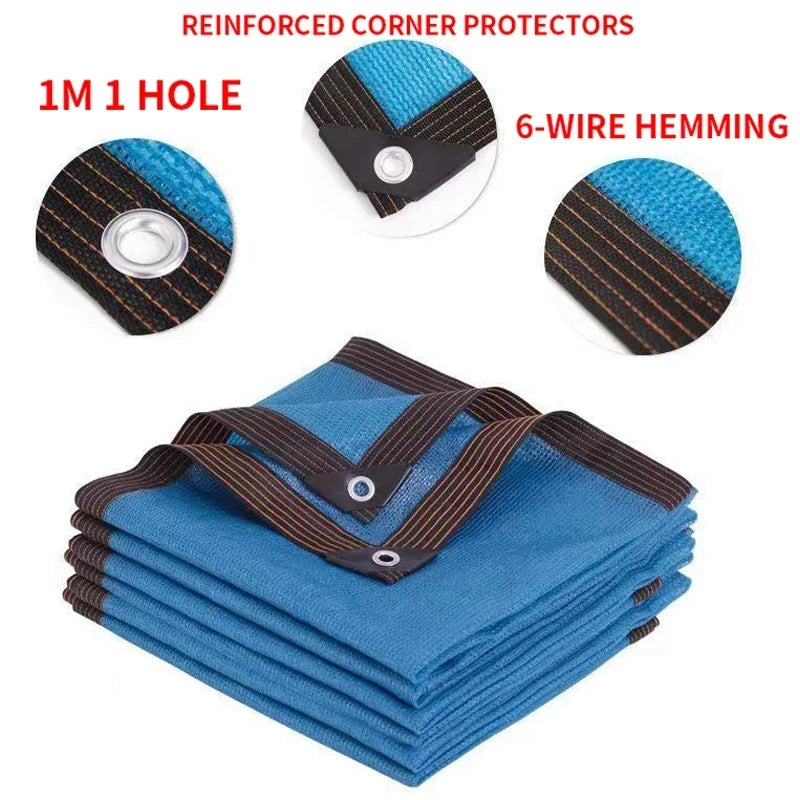 Multiple color outdoor garden sunshade net, terrace sunshade net, camping sunshade net, UV protection, HDPE sunscreen cloth, sun