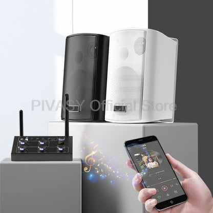 50W 8.5 Inch Bluetooth Speaker Audience High Power Speaker Amplifier Smart Sound Box High Fidelity Home Cinema for TV PC Desktop