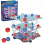 Fun Interactive Chess Board Game Set and 3D Tic-Tac-Toe, Learning & Strategy Development Toys
