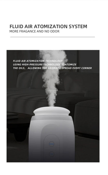Waterless Essential Oil Diffuser Wall Plug Aroma Oil Diffuser Cool Mist Electric Scent Machine Smart Bluetooth Control For HomeElectric DiffusersGoWisse.com