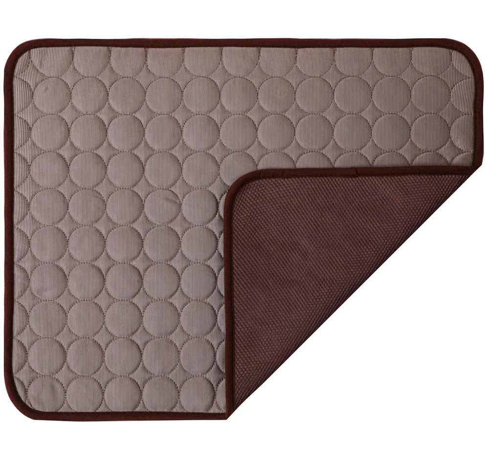 Dog Cooling Mat Summer Pad Mat For Dogs Cat Ice Silk Blanket Sofa Breathable Pet Dog Bed Summer Washable For Small Large Dog Cat