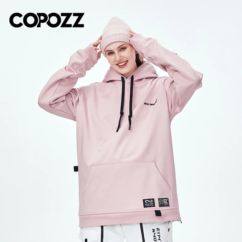 Oversize Ski Hoodie Men Women Warm Windproof Waterproof Snow Hoodie Ski Jacket Skiing Snowboarding Hooded Jackets Ski Equipment