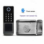 Tuya Wifi Waterproof Outdoor Smart Door Lock TTLock App Fingerprint Lock Card Code Remote Unlock Keyless Digital Electronic Lock