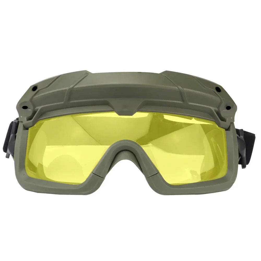 Sports Sunglasses for Men Women 2 Modes Airsoft Goggles Riding Eye Protection for Hiking Paintball Hunting Gear