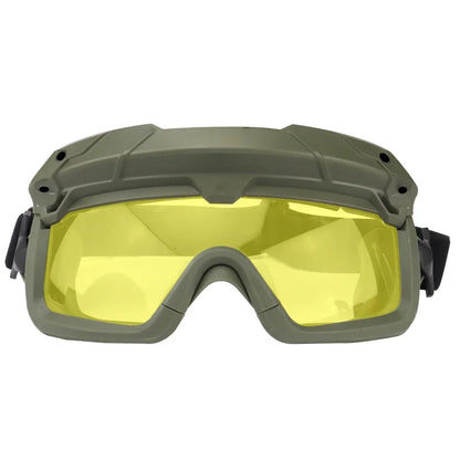 Sports Sunglasses for Men Women 2 Modes Airsoft Goggles Riding Eye Protection for Hiking Paintball Hunting Gear