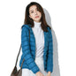 Winter Women Ultralight Thin Down Jacket White Duck Down Hooded Jackets Long Sleeve Warm Coat Parka Female Portable Outwear