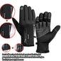 Winter Warm Touch Screen Gloves Outdoor Windproof Waterproof Cold-proof Gloves Men Driving Cycling Fishing Ski Gloves