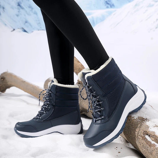 Snow Boots for Women Platform Shoes Boots Plush Keep Warm Women's Thigh High Boots Winter Ankle Boots Comfortable Walking Shoes