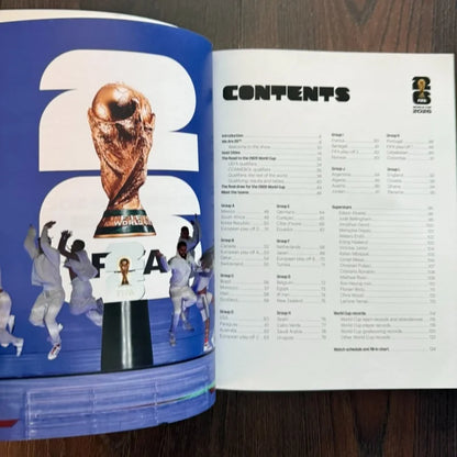 2026 Fifa World Cup The Official Guide (English Original) 128-Page Paperback Officially Licensed World Cup Merchandise Book