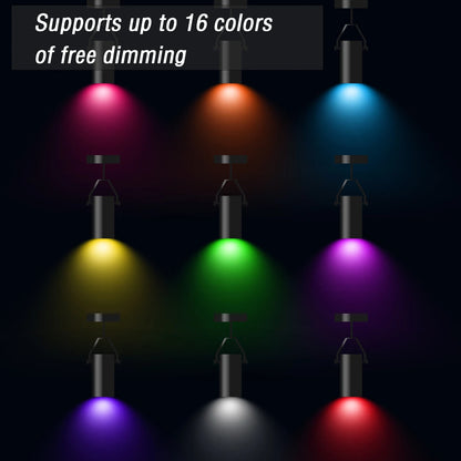 LED RGB Lamp Spotlight Bulb E27 E14 GU10 B22 AC120V 230V Bombillas LED 6W 10W IR Remote Control Led Smart RGBW Lamp Home Decor