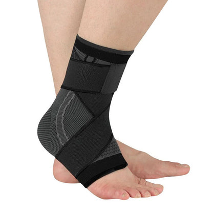 1pc Adjustable Ankle Support Compression Ankle Brace Protector Running Soccer Basketball Gym Ankle Stabilizer Bandage Strap