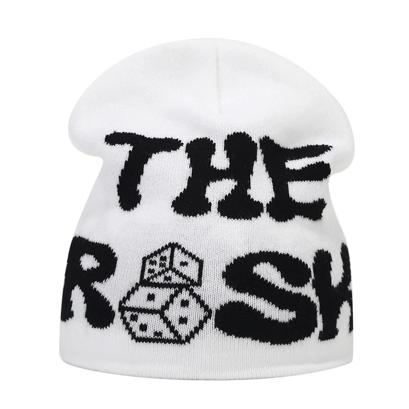 Bocca Beanie Y2K Knitting Hat For Men Women Warm Winter Autumn Letter Cartoon Streetwear Knitting Cap Hip Hop Gorras New Fashion