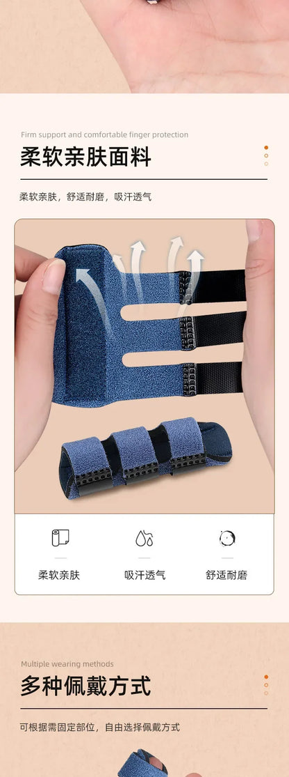 Pain Relief Trigger Finger Fixing Splint Straighten Brace Adjustable Sprain Dislocation Fracture Finger Splint Corrector Support