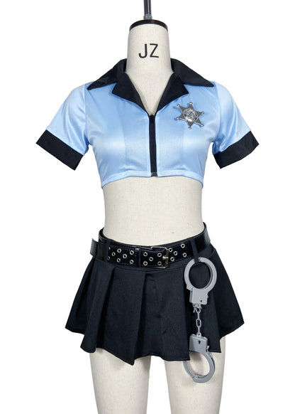 Sexy Police Costume Women's Cop Outfit Adult for Cosplay Suit